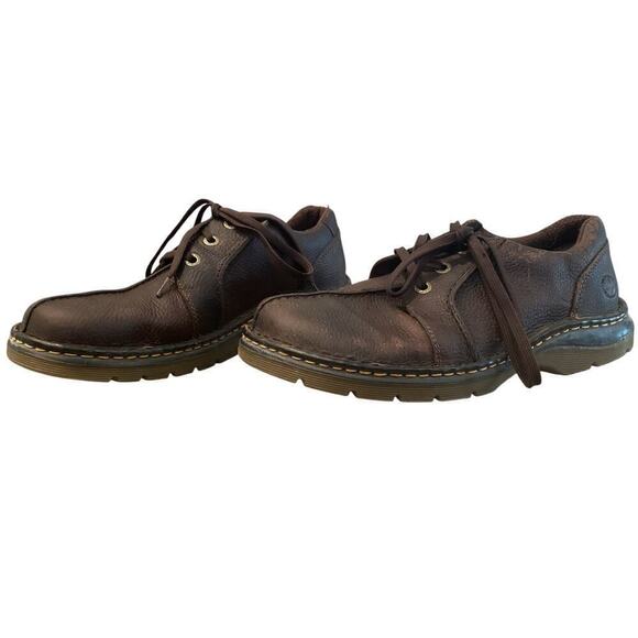 Doc Martens Ripley Loafers US 10 EU 43 Brown Lug Sole Leather Shoes Emo Grunge